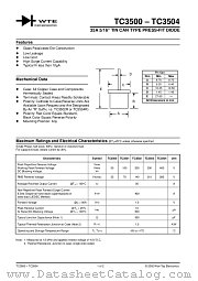 TC3504 datasheet pdf Won-Top Electronics