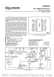 KESRX01 datasheet pdf Zarlink Semiconductor