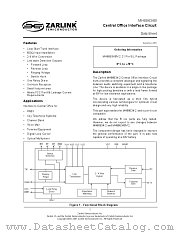 MH88634B datasheet pdf Zarlink Semiconductor