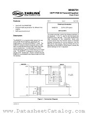 MH89791 datasheet pdf Zarlink Semiconductor