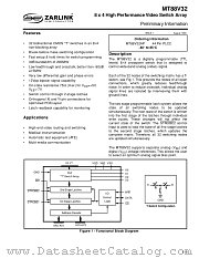 MT88V32 datasheet pdf Zarlink Semiconductor
