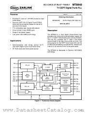MT8940 datasheet pdf Zarlink Semiconductor
