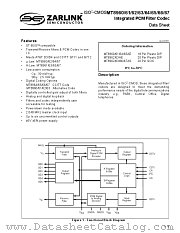 MT8965 datasheet pdf Zarlink Semiconductor