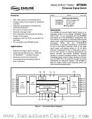 MT8985 datasheet pdf Zarlink Semiconductor