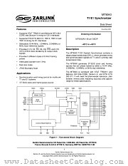 MT9040 datasheet pdf Zarlink Semiconductor