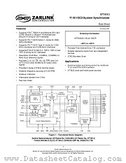 MT9045 datasheet pdf Zarlink Semiconductor