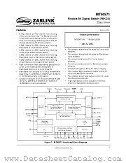 MT90871 datasheet pdf Zarlink Semiconductor