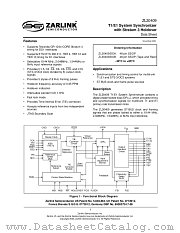 ZL30409 datasheet pdf Zarlink Semiconductor