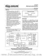 ZL30410 datasheet pdf Zarlink Semiconductor