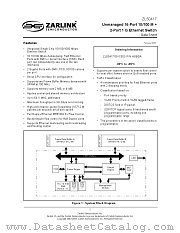 ZL50417 datasheet pdf Zarlink Semiconductor