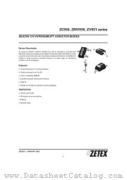 ZC933 datasheet pdf Zetex Semiconductors