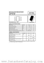 ZDT795A datasheet pdf Zetex Semiconductors