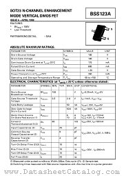 BSS123A datasheet pdf Zetex Semiconductors