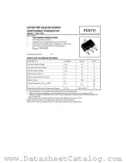 FCX717 datasheet pdf Zetex Semiconductors