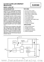 ZLDO300T8 datasheet pdf Zetex Semiconductors
