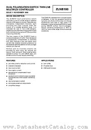 ZLNB100X8 datasheet pdf Zetex Semiconductors