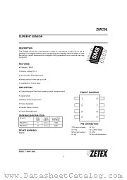 ZMC05 datasheet pdf Zetex Semiconductors