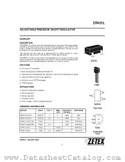 ZR431L datasheet pdf Zetex Semiconductors