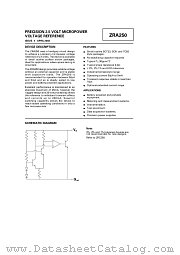ZRA250A02 datasheet pdf Zetex Semiconductors