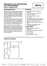 ZREF50 datasheet pdf Zetex Semiconductors