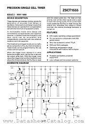 ZSCT1555 datasheet pdf Zetex Semiconductors