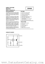 ZSH560 datasheet pdf Zetex Semiconductors