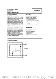 ZSM530 datasheet pdf Zetex Semiconductors