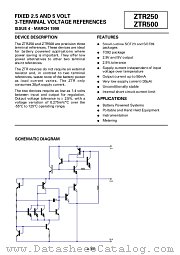 ZTR500F02 datasheet pdf Zetex Semiconductors