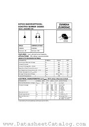 ZUMD54C datasheet pdf Zetex Semiconductors
