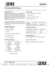 ZXFBF04N14 datasheet pdf Zetex Semiconductors