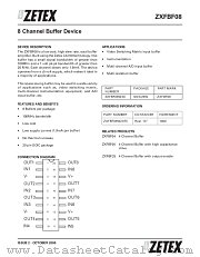 ZXFBF08W20 datasheet pdf Zetex Semiconductors