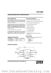ZXFV4089N8 datasheet pdf Zetex Semiconductors