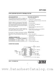 ZXFV4583N16 datasheet pdf Zetex Semiconductors
