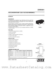 ZXRE4041 datasheet pdf Zetex Semiconductors