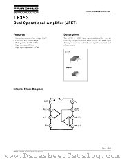 LF353N datasheet pdf Fairchild Semiconductor