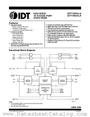 IDT5962-8687512YA datasheet pdf IDT