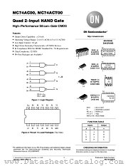 MC74ACT00DTR2 datasheet pdf ON Semiconductor