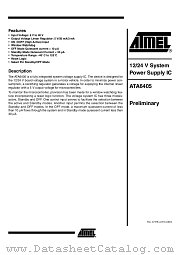 ATA6405 datasheet pdf Atmel