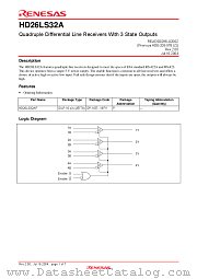 HD26LS32A datasheet pdf Renesas