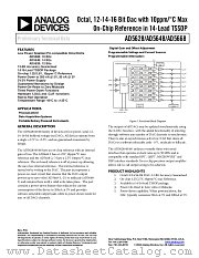 AD5668WRUZ-2REEL7 datasheet pdf Analog Devices