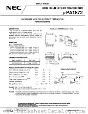 UPA1872GR-9JG-E1 datasheet pdf NEC