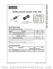 1N916ATR datasheet pdf Fairchild Semiconductor