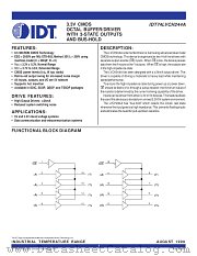 IDT74LVCH244APY datasheet pdf IDT
