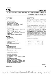 TDA9109A datasheet pdf ST Microelectronics
