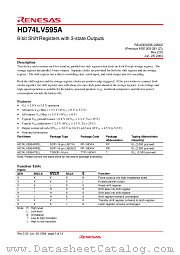 HD74LV595A datasheet pdf Renesas
