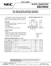 2SC4942 datasheet pdf NEC