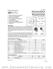 IRFZ44VL datasheet pdf International Rectifier