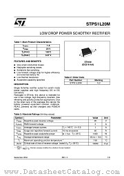 STPS1L20 datasheet pdf ST Microelectronics