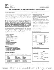 ALD2321BSC datasheet pdf Advanced Linear Devices