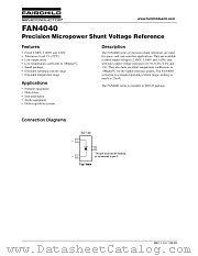 FAN4040BIS333X datasheet pdf Fairchild Semiconductor